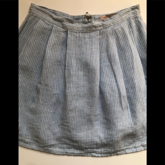 Forever 21 Baby Blue Striped Skirt XS - Picture 2 of 6